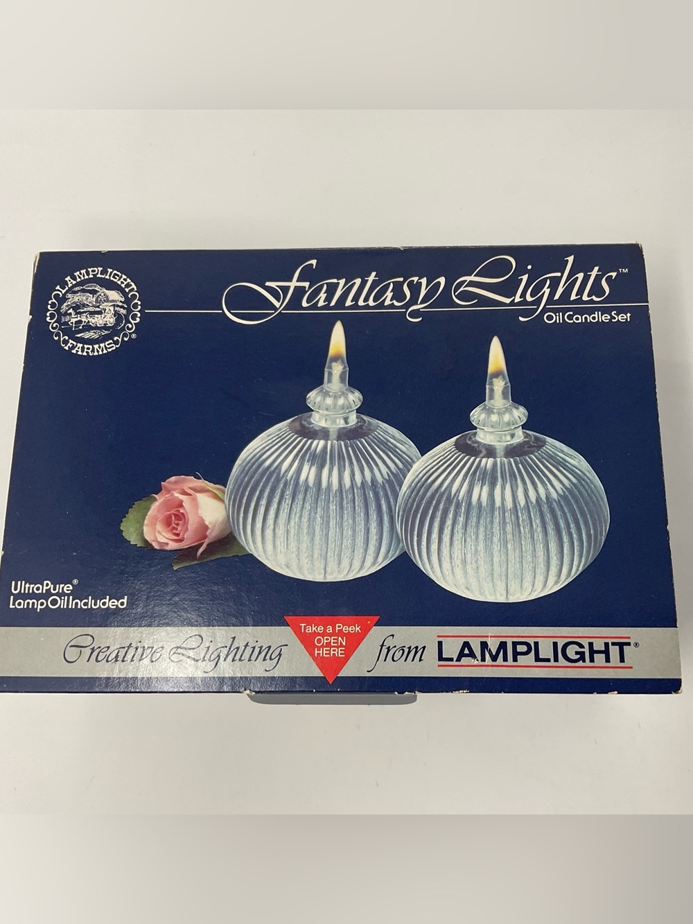 Fantasy Lights Glass Oil Candle Set